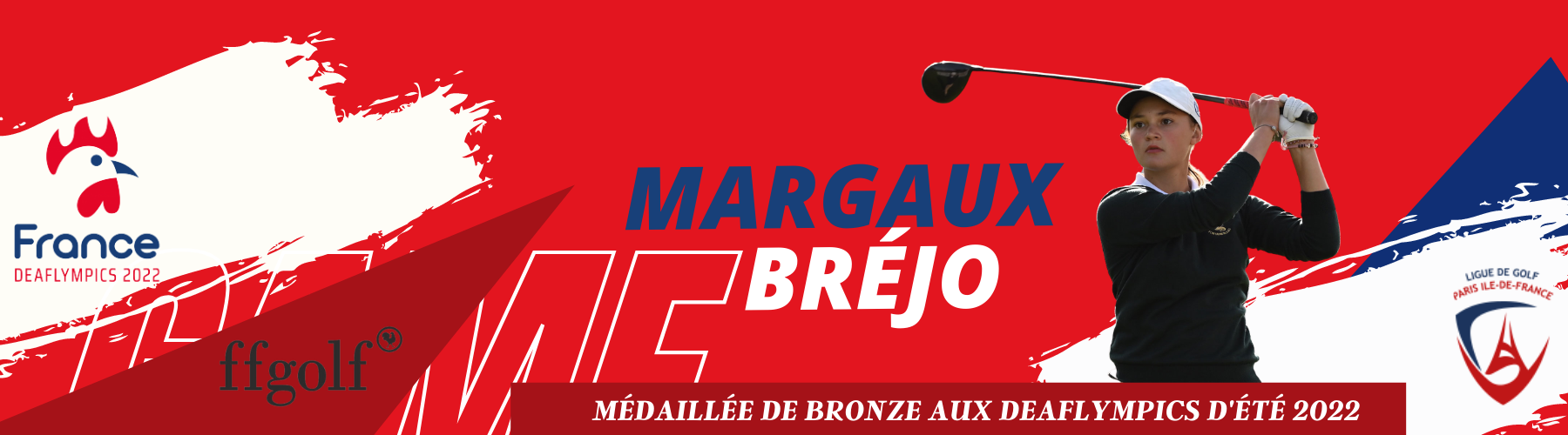 Margaux Bréjo remporte la médaille de bronze aux Deaflympics d'été 2022