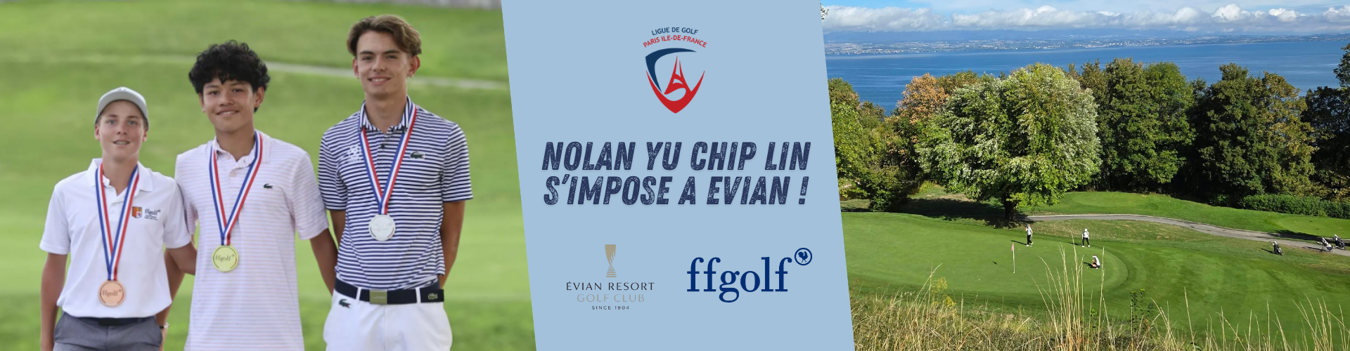 Nolan YU CHIP LIN vainqueur à Evian !