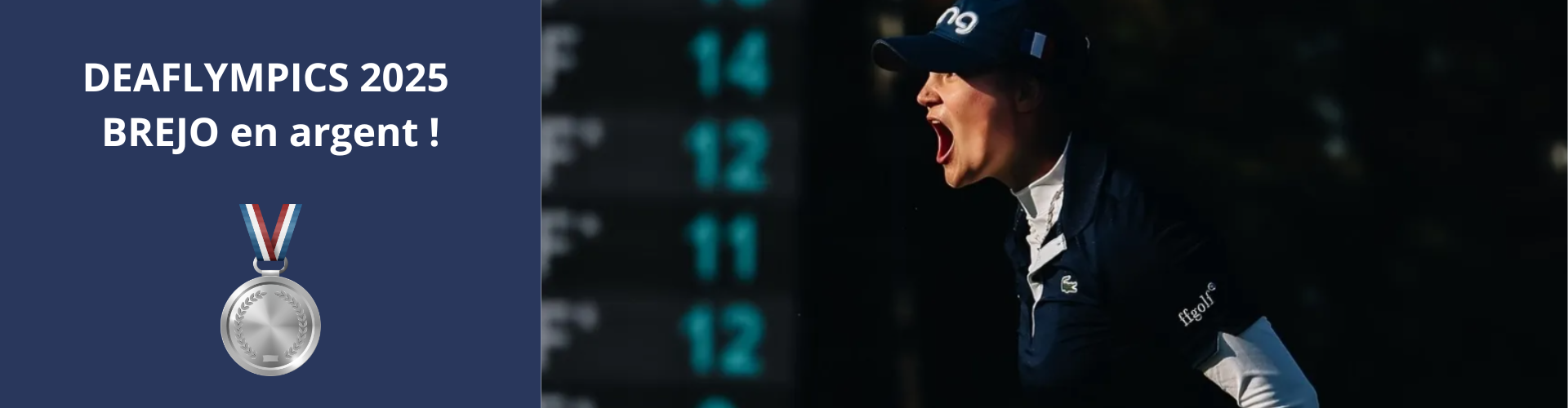 DEAFLYMPICS 2025 : Margaux BREJO en argent !