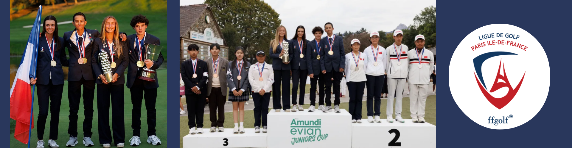 Amundi Evian Juniors Cup : Sunil Ramsamy et les Bleus en or à Évian
